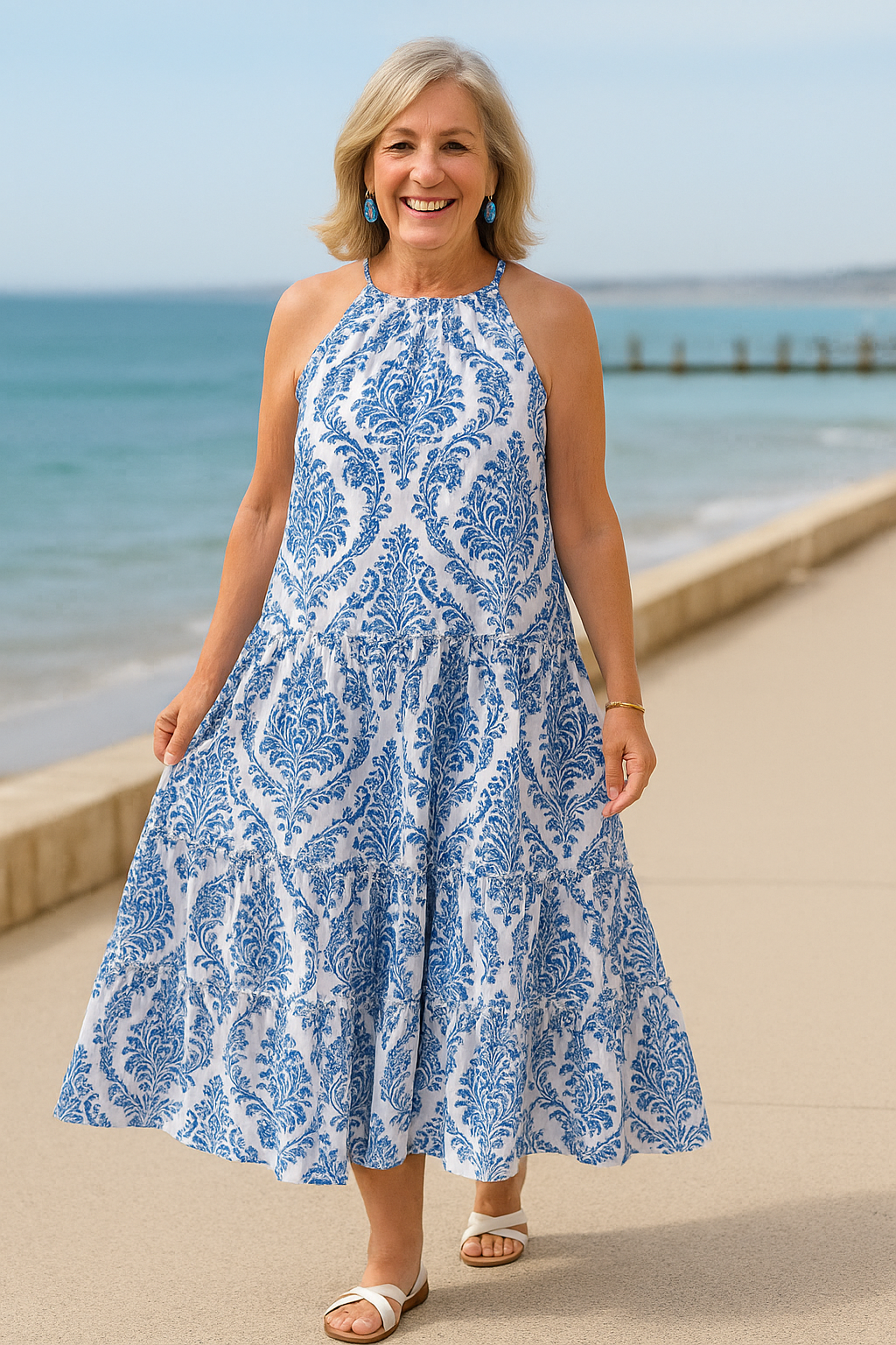 Vera | Leichtes Kleid im Küstenstil