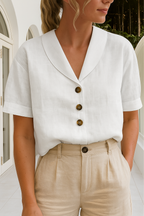 Vera | Klassische Bluse mit feinem Detail