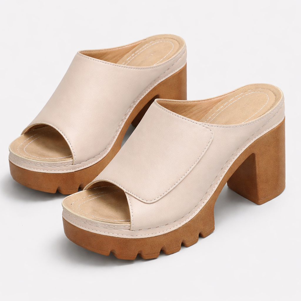 Petra | Trendige Plateauschuhe mit Absatz