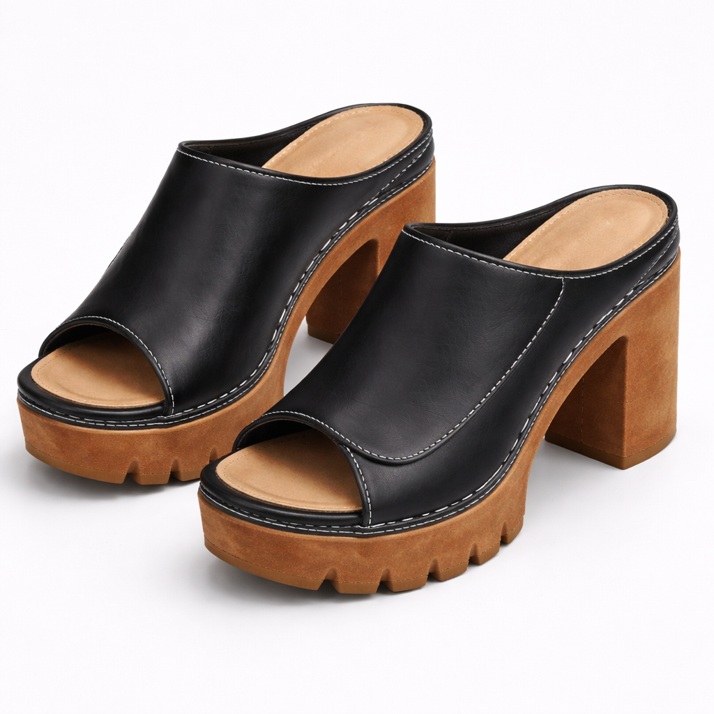 Petra | Trendige Plateauschuhe mit Absatz