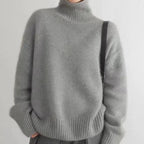 Klara | Weicher Strickpullover mit Rollkragen
