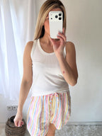 Paula | Brise Ripp-Top aus Baumwolle