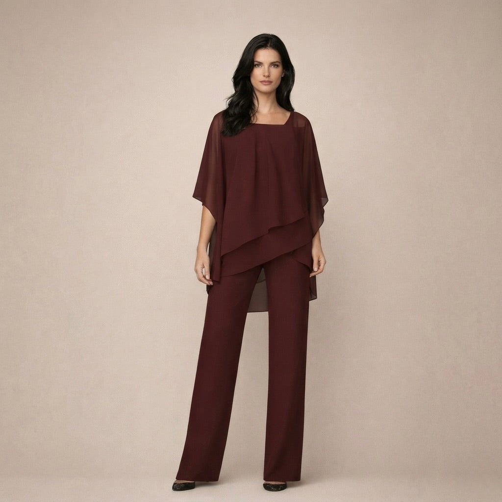 Vera | Verspieltes Blusenset mit Lagen