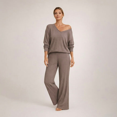 Frederike | Kuscheliges Strick-Loungewear-Set