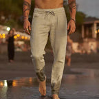 Thea | Luftige Leinenhose mit weitem Bein
