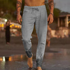 Thea | Luftige Leinenhose mit weitem Bein