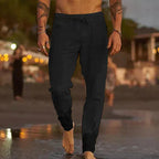 Thea | Luftige Leinenhose mit weitem Bein
