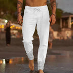 Thea | Luftige Leinenhose mit weitem Bein