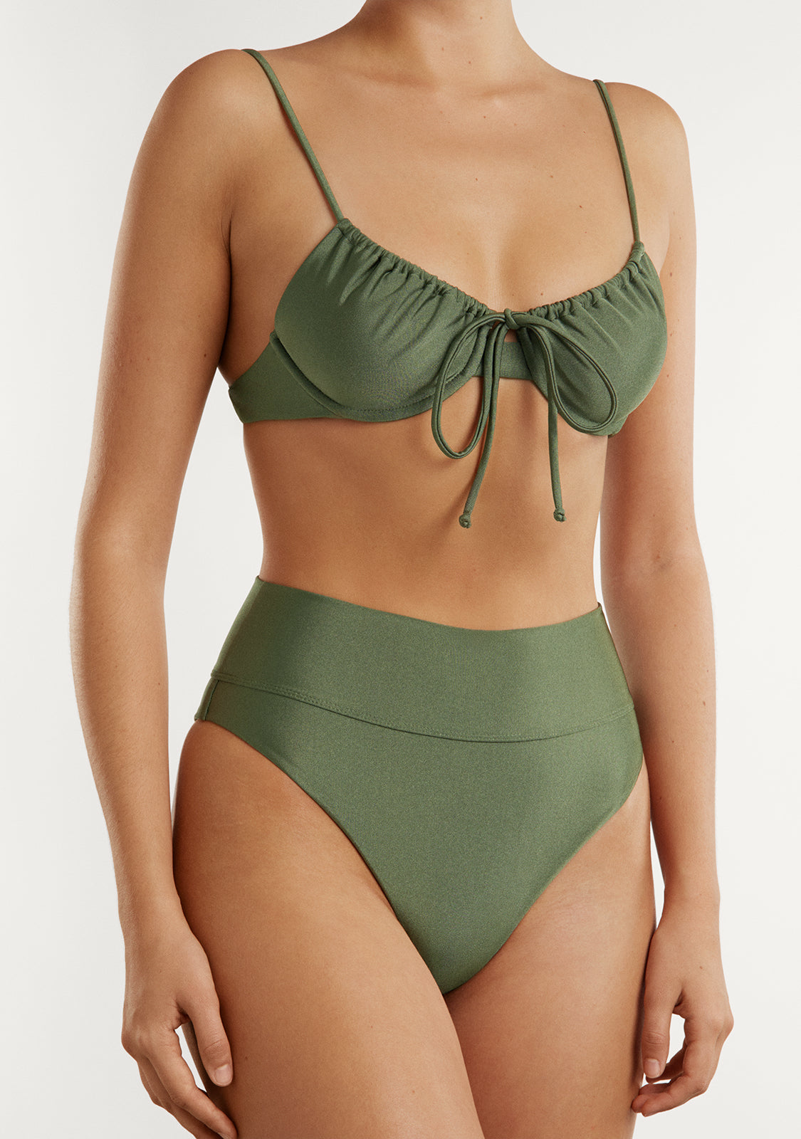 Lena | Zweiteiliger Bikini in Olivgrün