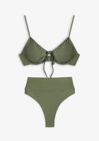 Lena | Zweiteiliger Bikini in Olivgrün