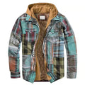 Leon | Patchwork-Hoodie mit warmer Fütterung für Herren