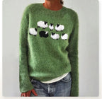 Vera | Vintage-Strickpullover mit Rundhalsausschnitt