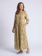 Vera | Verspieltes Blumenkleid mit V-Ausschnitt