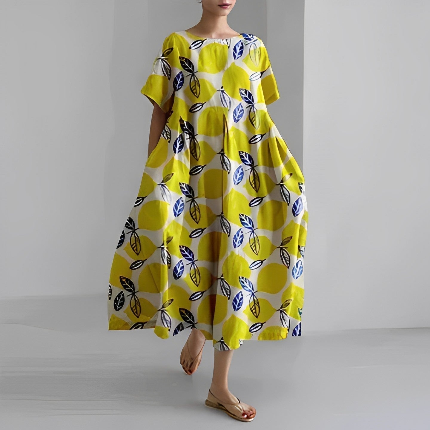 Vera | Luftiges Maxikleid in Leichtform
