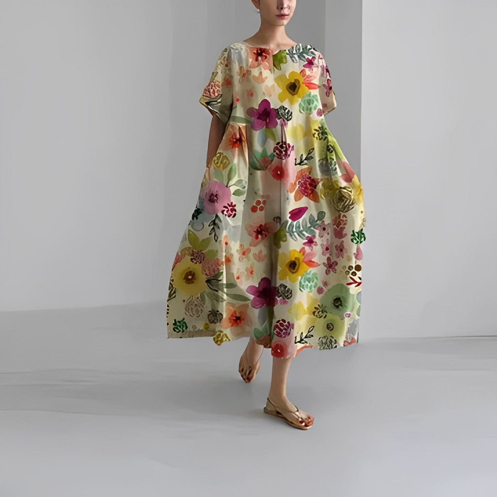 Vera | Luftiges Maxikleid in Leichtform