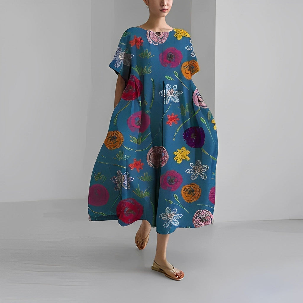 Vera | Luftiges Maxikleid in Leichtform