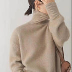 Klara | Weicher Strickpullover mit Rollkragen