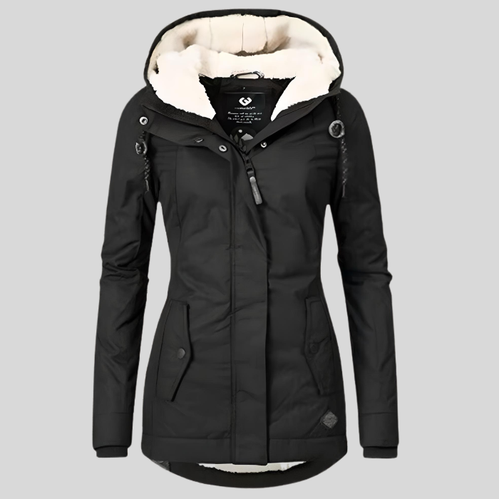 Helene | Warme Winterjacke mit Kapuze