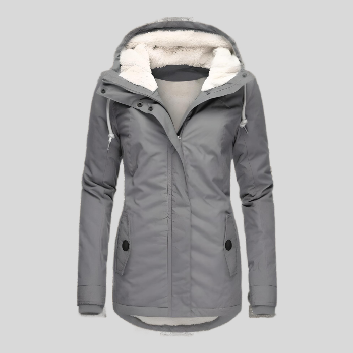 Helene | Warme Winterjacke mit Kapuze