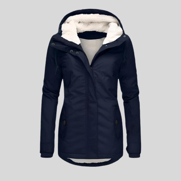 Helene | Warme Winterjacke mit Kapuze
