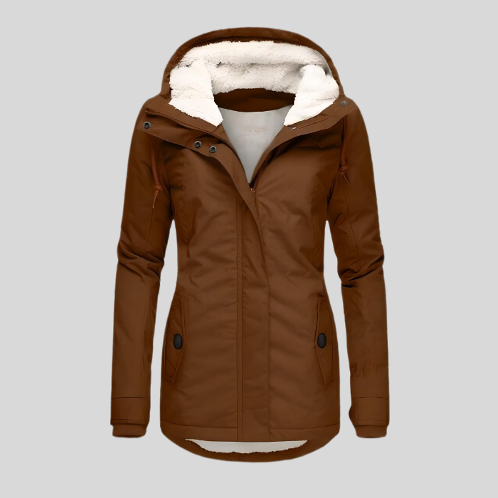 Helene | Warme Winterjacke mit Kapuze