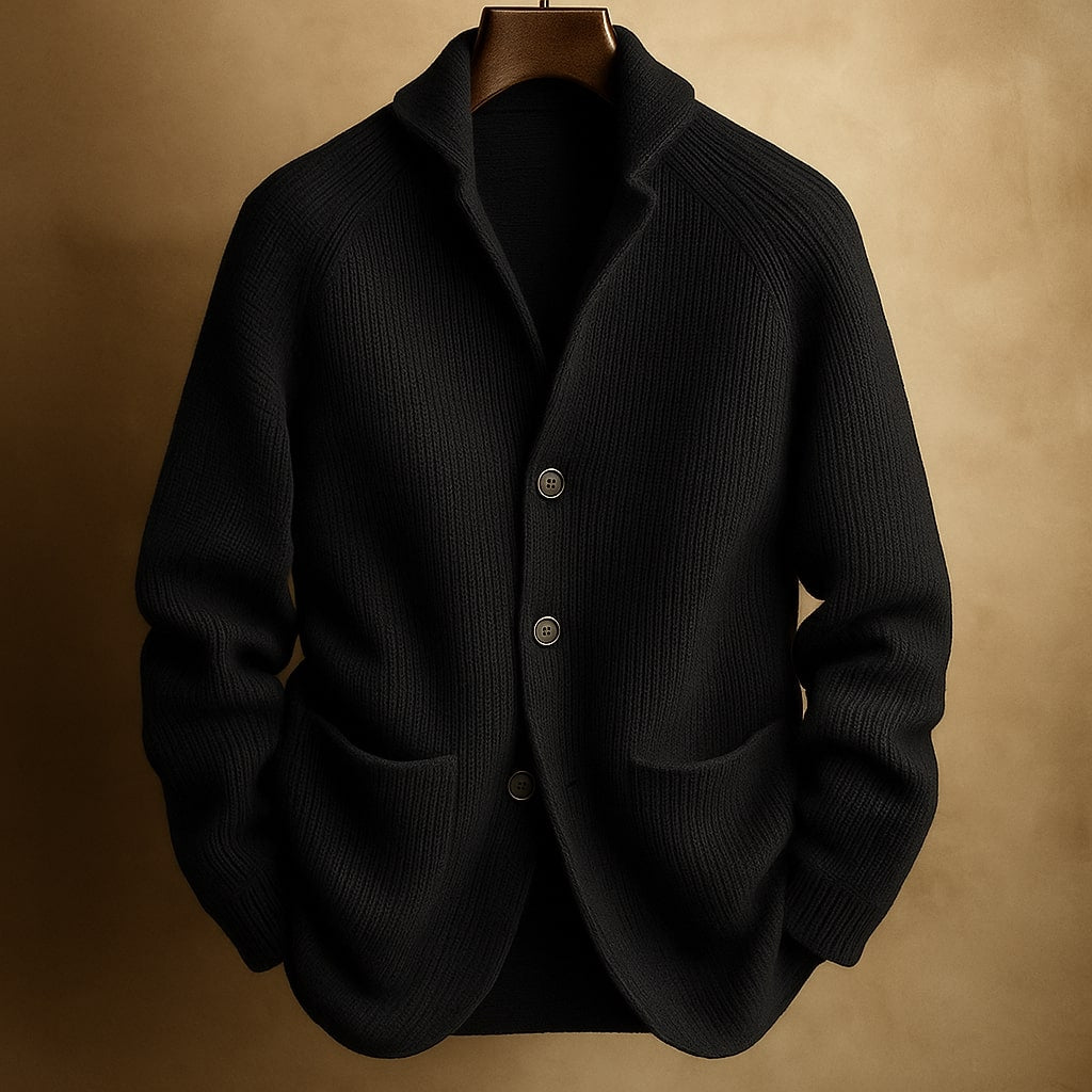 Vera | Gerippte Strickjacke für Herren