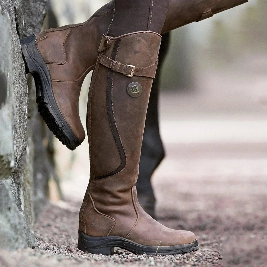 Vera | Wasserfeste Reitstiefel aus Leder