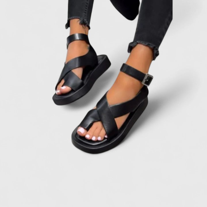 Vera | Elegante Riemchensandalen aus Leder