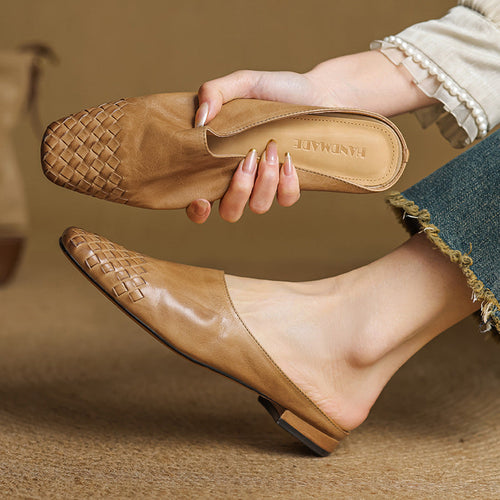 Frieda | Mules aus echtem Leder
