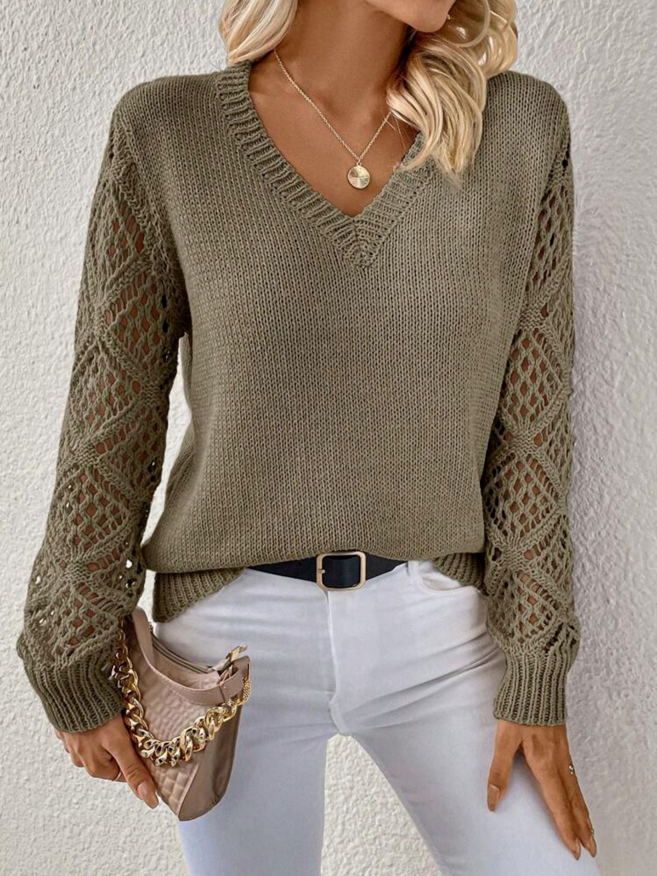 Klara | Weicher Strickpullover mit Rundhals