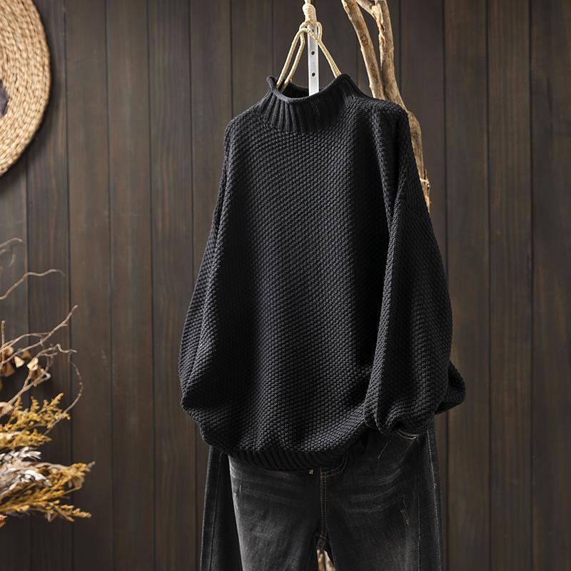 Britta | Weicher Strickpullover in Unifarbe