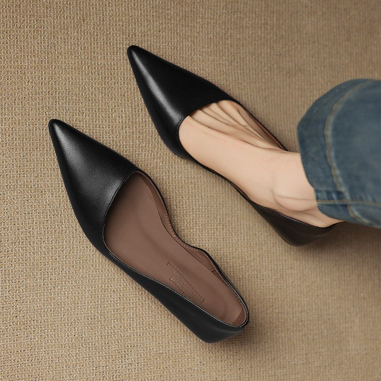 Petra | Kitten-Heel-Pumps aus Leder
