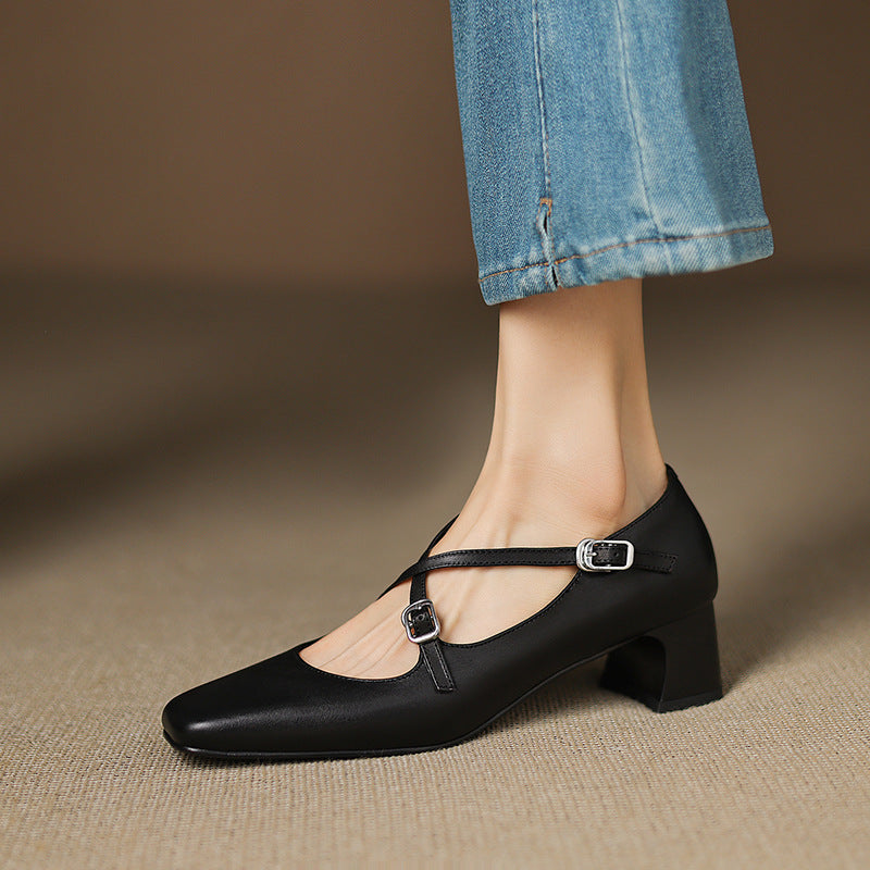 Vera | Kitten Heels aus feinem Leder