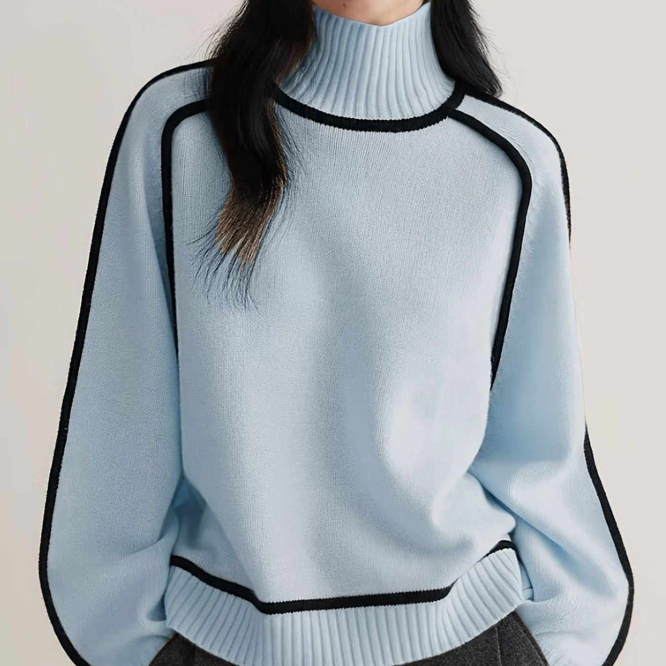 Ida | Weicher Rollkragenpullover in Strick