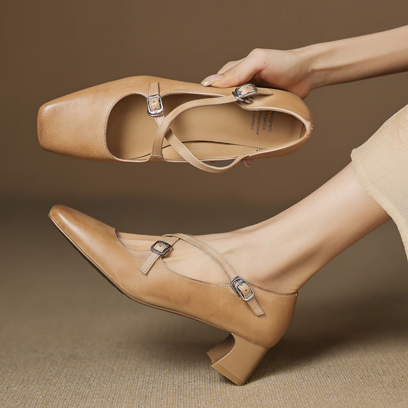 Vera | Kitten Heels aus feinem Leder