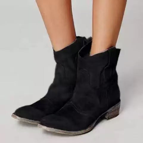 Selma | Samtweiche Wildleder-Stiefeletten