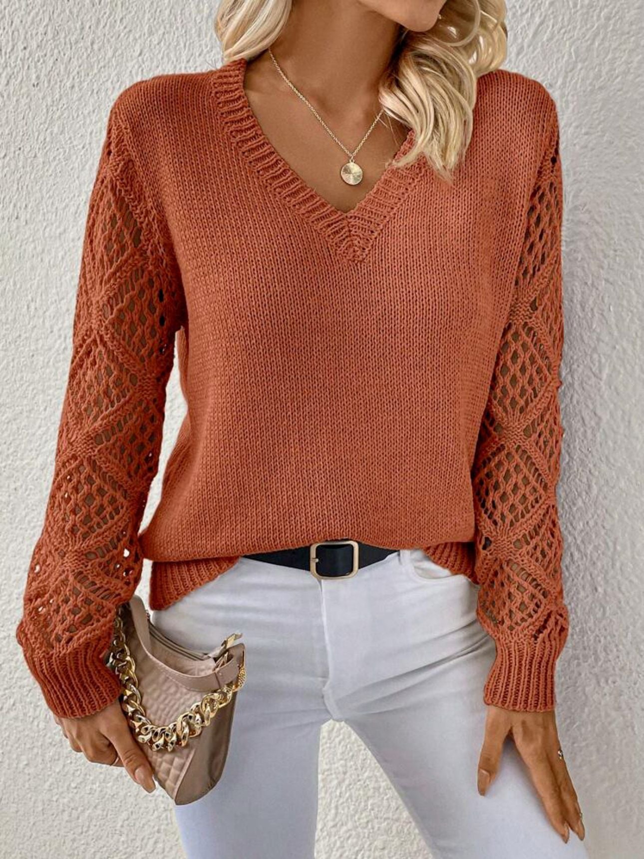 Klara | Weicher Strickpullover mit Rundhals