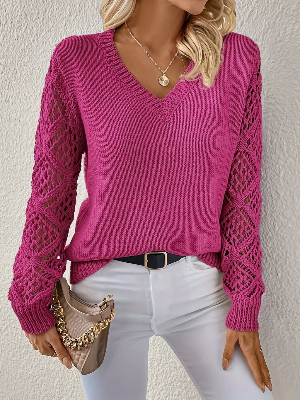 Klara | Weicher Strickpullover mit Rundhals