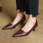 Vera | Pumps mit elegantem Lederabsatz