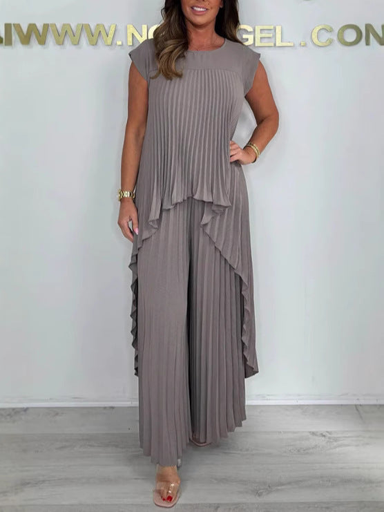 Vera | Verspieltes Plissee-Ensemble mit Stil