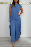 Vera | Verspieltes Plissee-Ensemble mit Stil