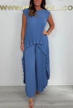 Vera | Verspieltes Plissee-Ensemble mit Stil