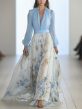 Vera | Verspieltes Maxikleid im Blumenprint