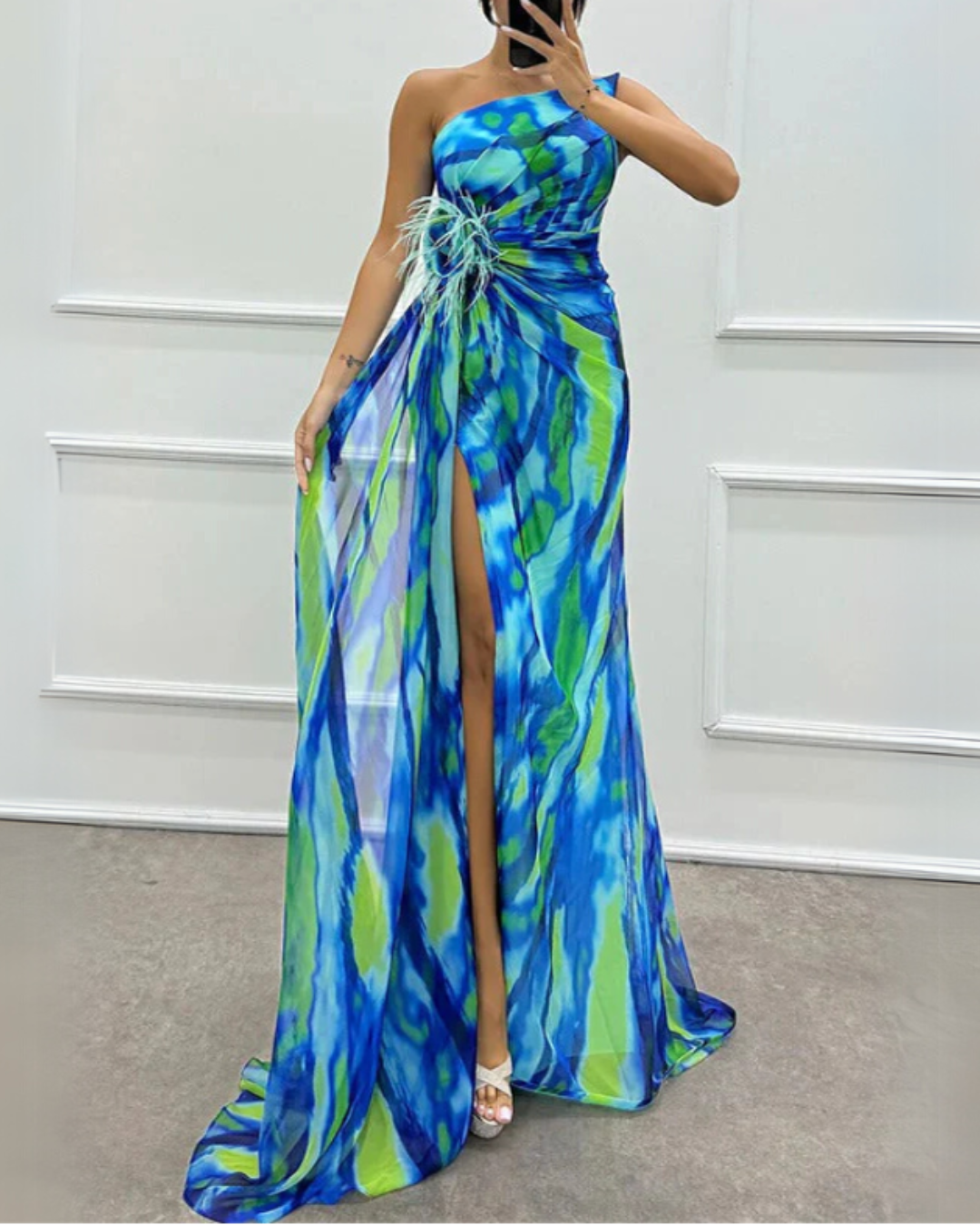 Frieda | Drapiertes Kleid für festliche Anlässe