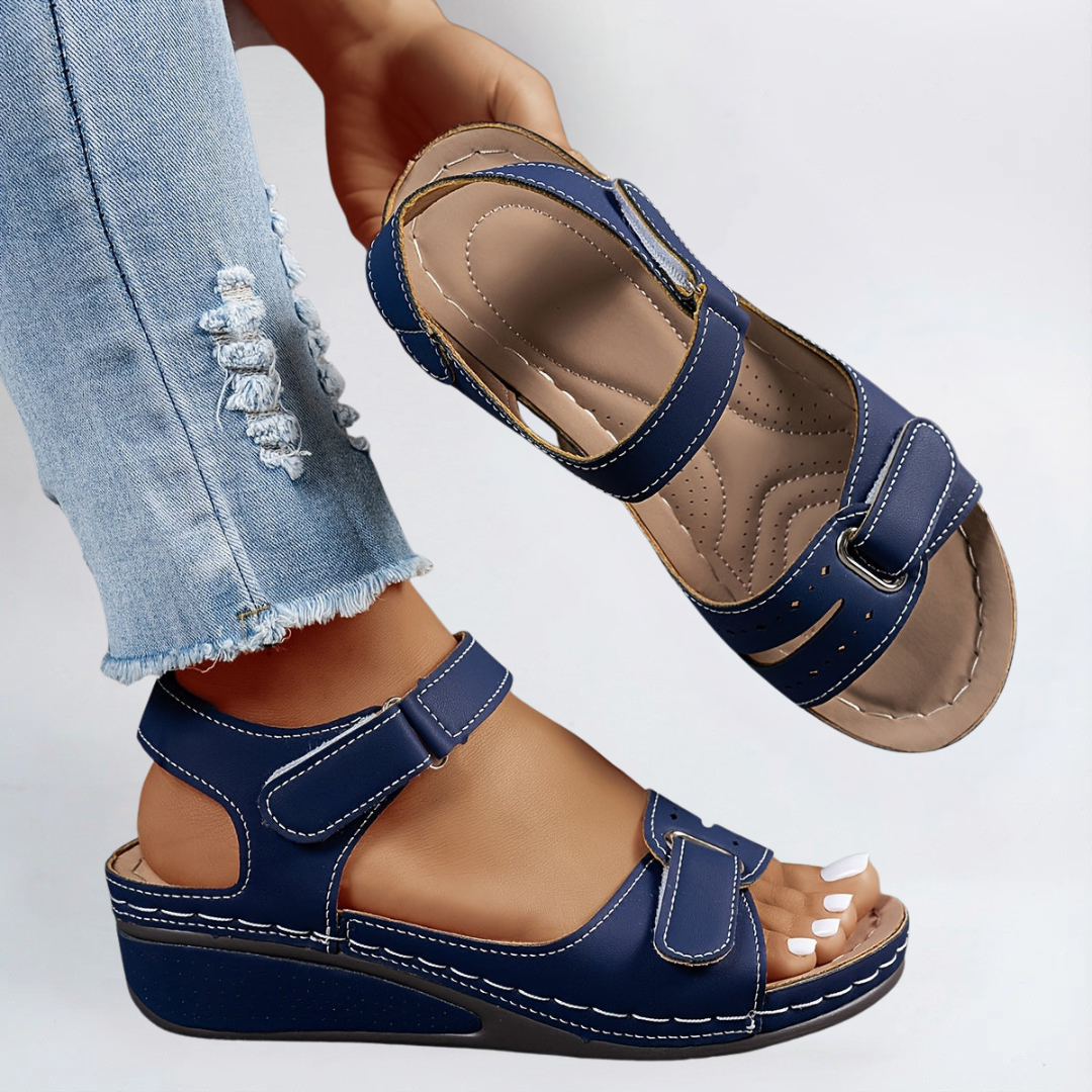 Tanja | Weiche Komfortsandalen mit Fußbett