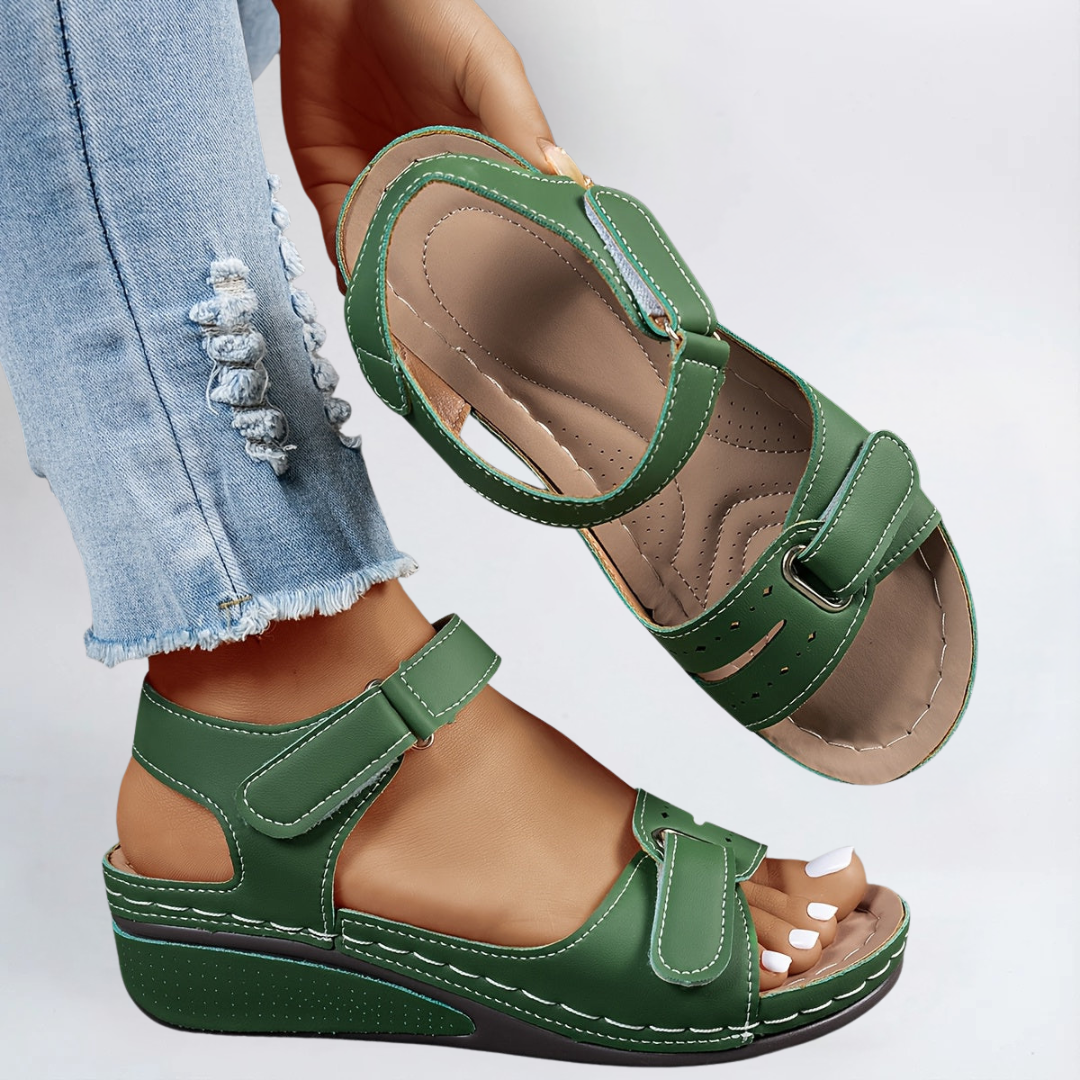 Tanja | Weiche Komfortsandalen mit Fußbett