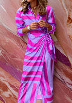Vera | Figurbetontes Hemdkleid mit Gürtel