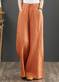 Klara | Leichte Fließhose mit weitem Bein