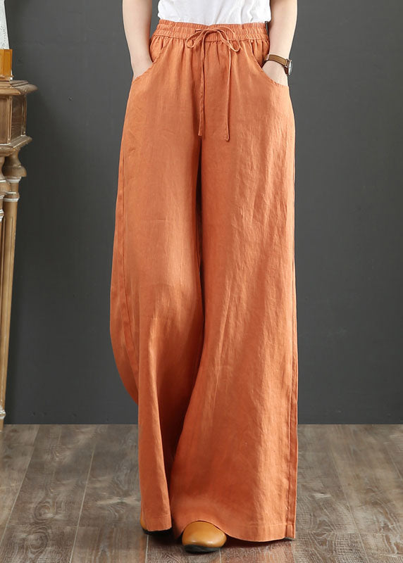 Klara | Leichte Fließhose mit weitem Bein