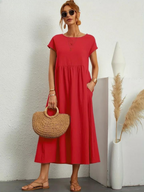 Vera | Leichtes Sommerkleid mit Blütenprint